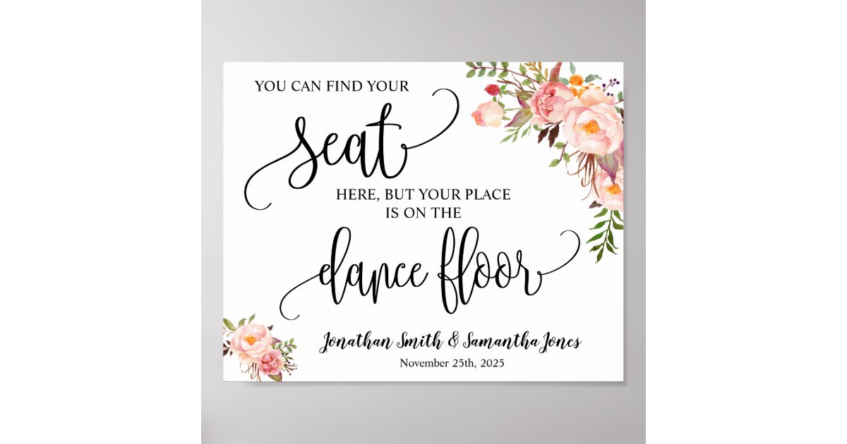 Find your seat wedding reception eucalyptus sign