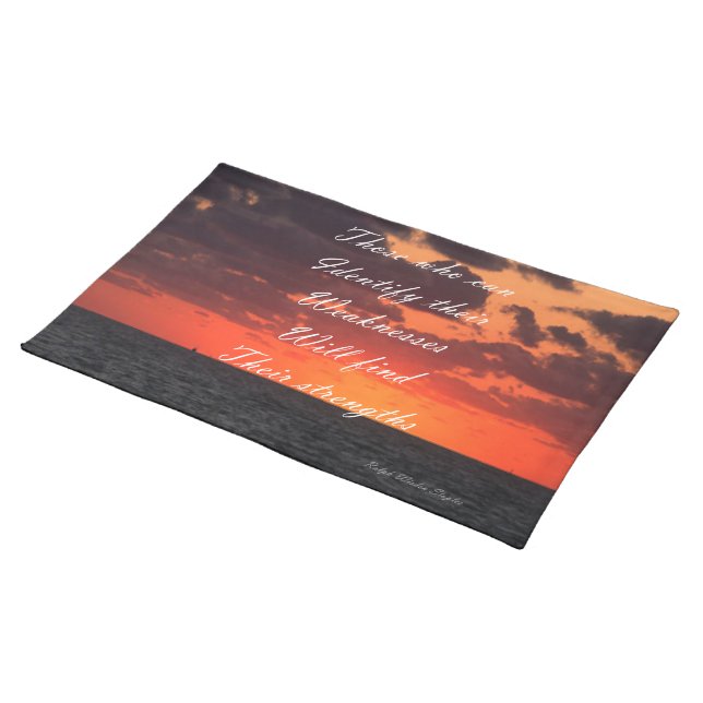 Find your strengths  table mats (On Table)