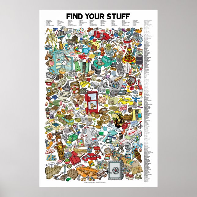 FIND YOUR STUFF. Search for over 200 items! Poster (Front)
