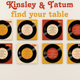 Find Your Table Groovy Red Orange Wall Decal