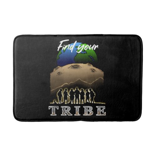 Find Your Tribe Bath Mat