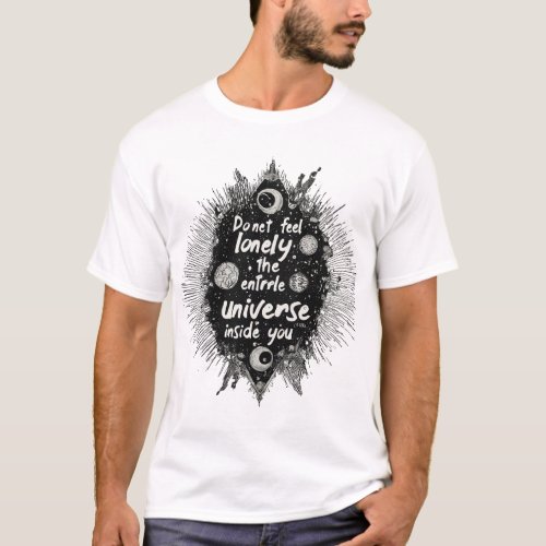 Find Your Universe Within tattoo t_shirt design 