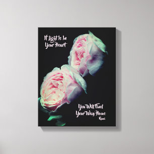 Find Your Way Home Inspirational Rumi Quote Canvas Print