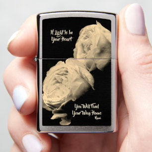 Find Your Way Home Inspirational Rumi Quote Zippo Lighter