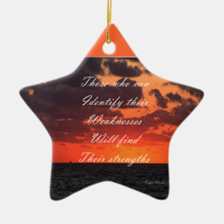 find your weaknesses ornaments