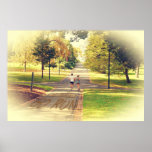Find Yourself Go Run At Fitzroy Gardens Melbourne Poster at Zazzle