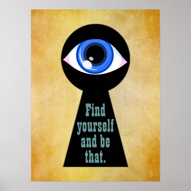 Find yourself poster (Front)
