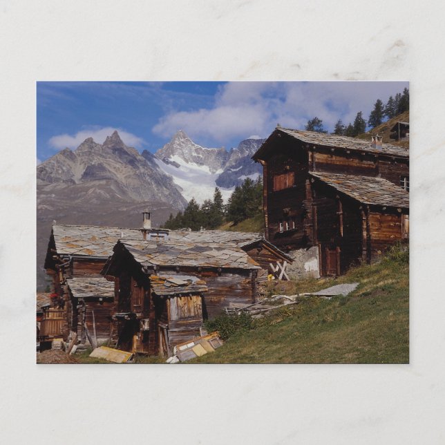 Findeln, Zermatt, Switzerland Postcard (Front)