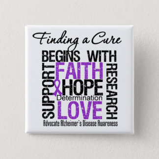 Finding a Cure For Alzheimers Disease Button