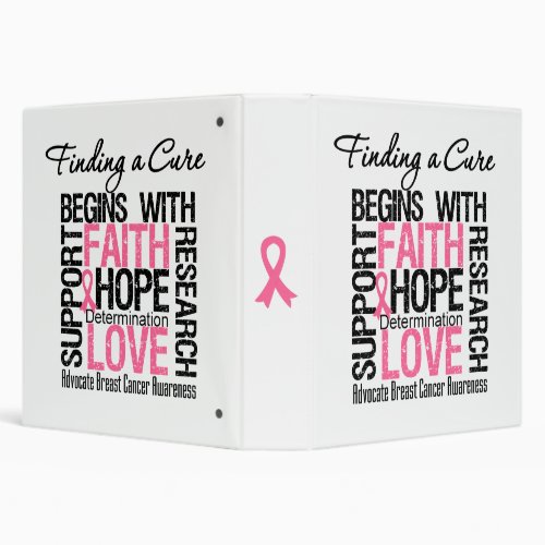 Finding a Cure For Breast Cancer Binder