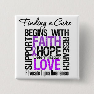 Finding a Cure For Lupus Button