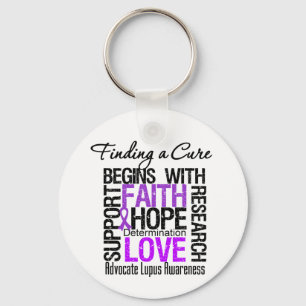 Finding a Cure For Lupus Keychain