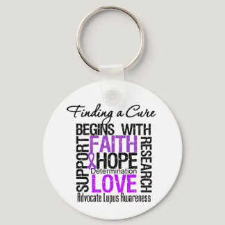 Finding a Cure For Lupus Keychain