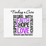 Finding a Cure For Lupus Postcard