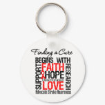 Finding a Cure For Strokes Keychain