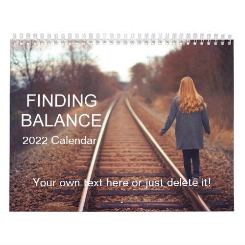 Finding Balance Calendar