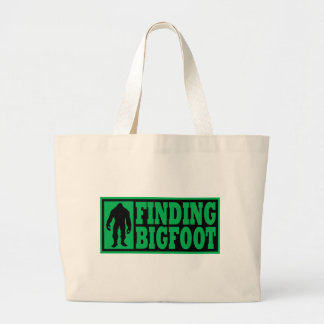 Finding Bigfoot Logo Gear Large Tote Bag