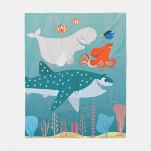 Finding Dory   A Journey Beneath the Sea Fleece Blanket