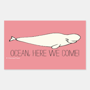 Finding Dory Bailey Cartoon Rectangular Sticker