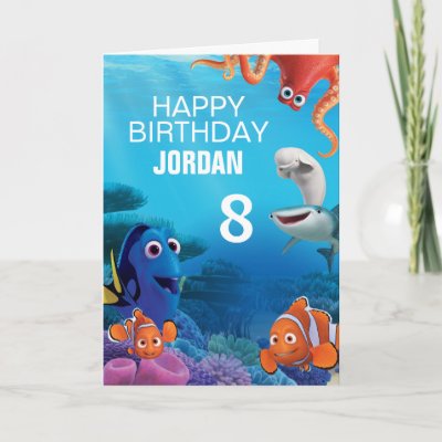 Finding Dory Birthday Card