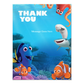 Finding Dory Birthday Thank You Card