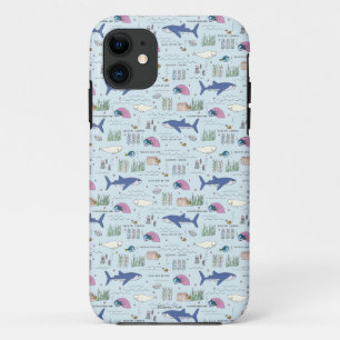 Finding Dory Blue Cartoon Pattern iPhone 11 Case