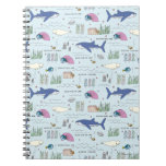 Finding Dory Blue Cartoon Pattern Notebook