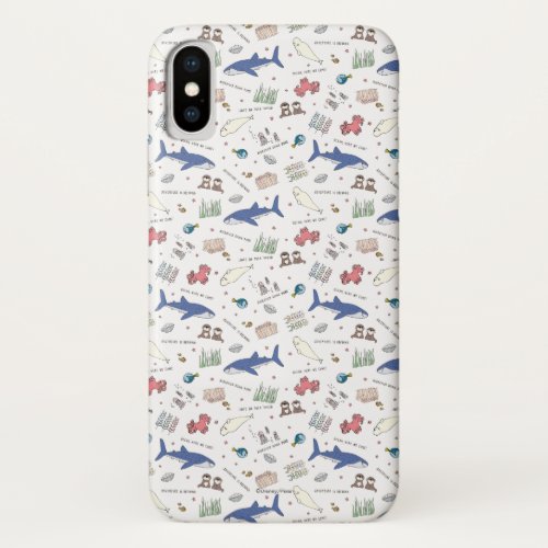 Finding Dory Cartoon White Pattern iPhone X Case