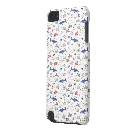 Finding Dory Cartoon White Pattern iPod Touch 5G Case (Back Left)