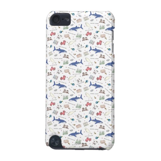 Finding Dory Cartoon White Pattern iPod Touch 5G Case (Back)