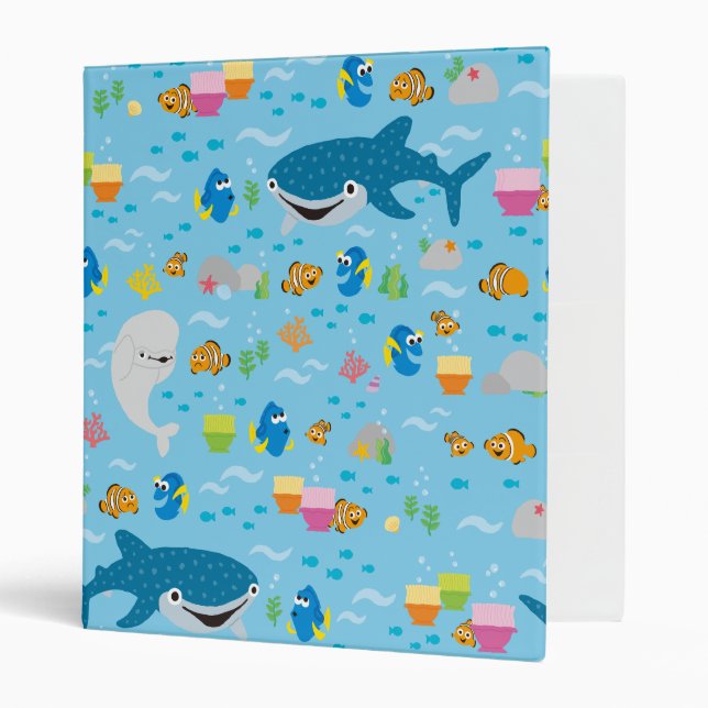Finding Dory Colorful Pattern Binder (Front/Inside)
