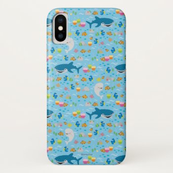 Finding Dory Colorful Pattern Iphone X Case by FindingDory at Zazzle