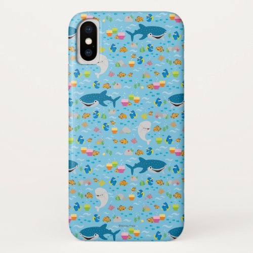 Finding Dory Colorful Pattern iPhone X Case