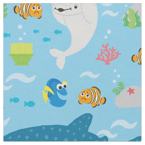Finding Dory Colorful Pattern Fabric