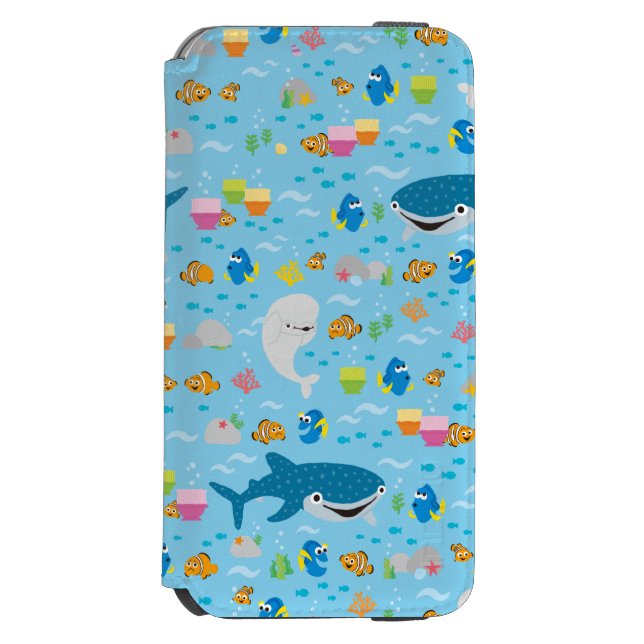Finding Dory Colorful Pattern Incipio iPhone Wallet Case (Folio Front)