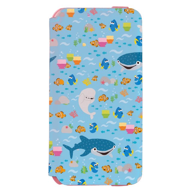Finding Dory Colorful Pattern Incipio iPhone Wallet Case (Folio Front)