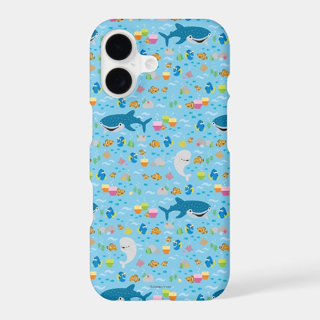 Finding Dory Colorful Pattern Iphone Case (Back)