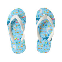 Finding Dory Colorful Pattern Kid's Flip Flops Finding Dory Colorful Pattern Kid's Flip Flops