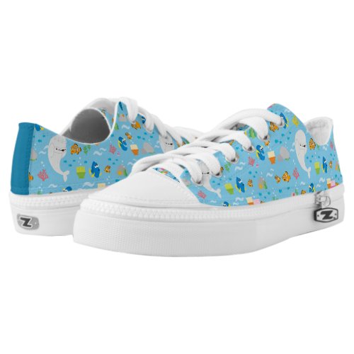 Finding Dory Colorful Pattern Low_Top Sneakers