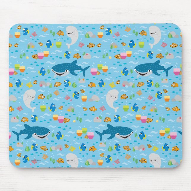 Finding Dory Colorful Pattern Mouse Pad (Front)