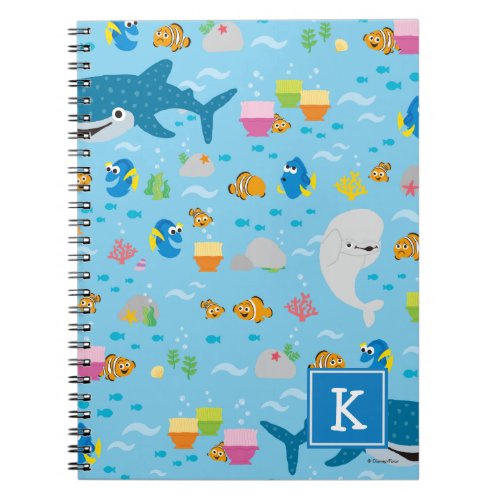 Finding Dory Colorful Pattern Notebook