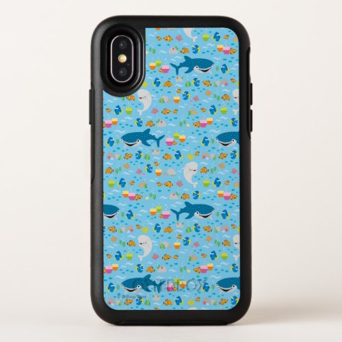 Finding Dory Colorful Pattern OtterBox Symmetry iPhone X Case