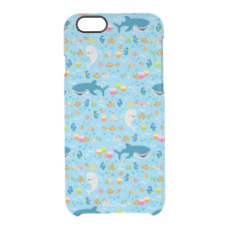 Finding Dory Colorful Pattern Clear iPhone 6/6S Case