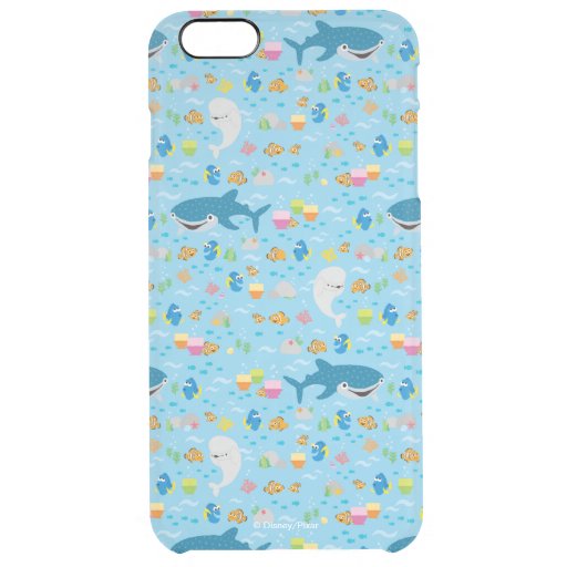 Finding Dory Colorful Pattern Clear iPhone 6 Plus Case