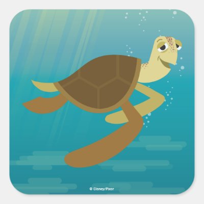 Finding Dory | Crush Square Sticker