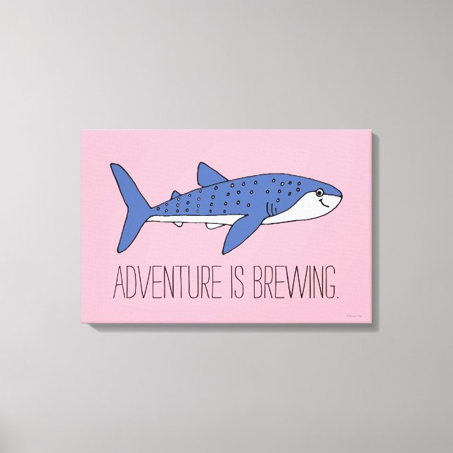 Finding Dory | Destiny Cartoon Canvas Print (Front)