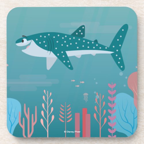 Finding Dory  Destiny the Whale Shark Beverage Coaster