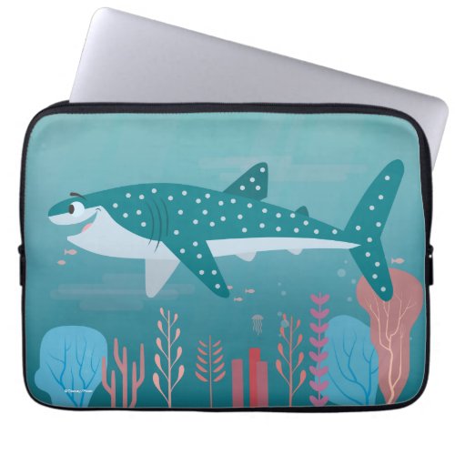 Finding Dory  Destiny the Whale Shark Laptop Sleeve