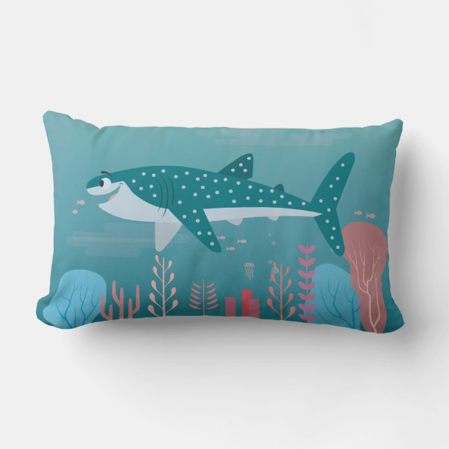 Finding Dory | Destiny the Whale Shark Lumbar Pillow (Front)