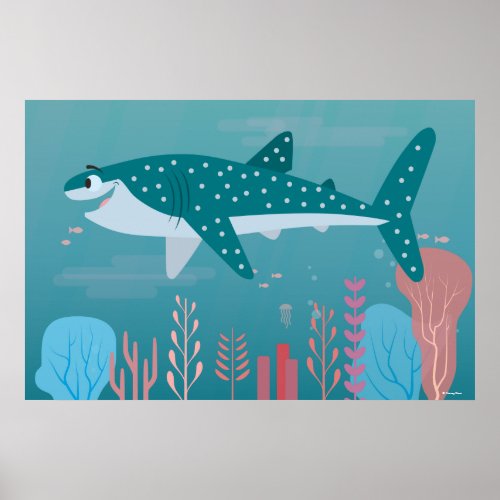 Finding Dory  Destiny the Whale Shark Poster